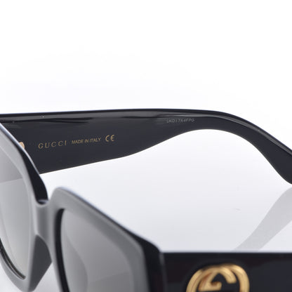 Gucci Acetate Square Frame Sunglasses GG0141S Black 6 of 8
