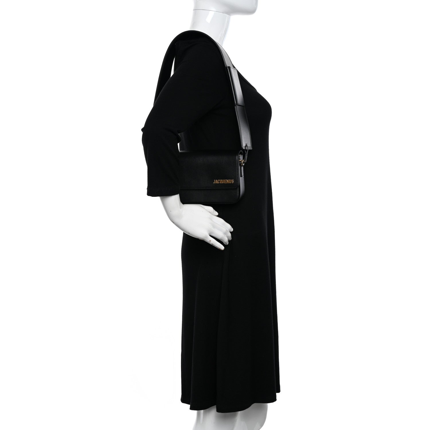 Jacquemus Smooth Calfskin Le Carinu Black 2 of 12