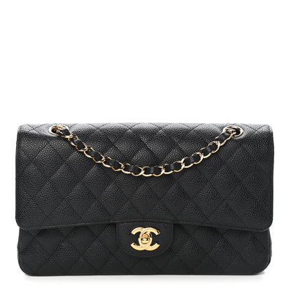 Chanel Caviar Quilted Medium Double Flap Black 1 of 9