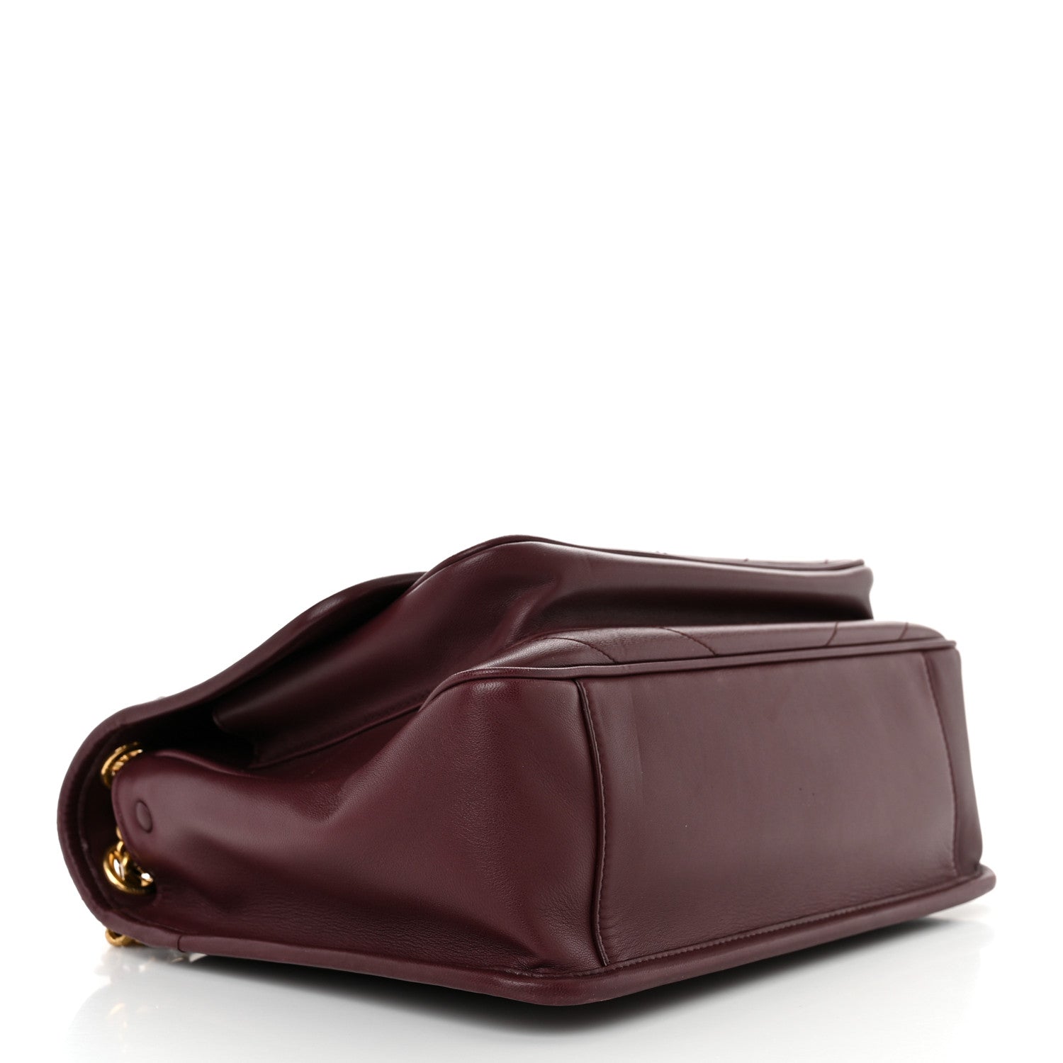 Saint Laurent Lambskin Matelasse Monogram Medium Niki Chain Satchel Rouge Legion 4 of 13