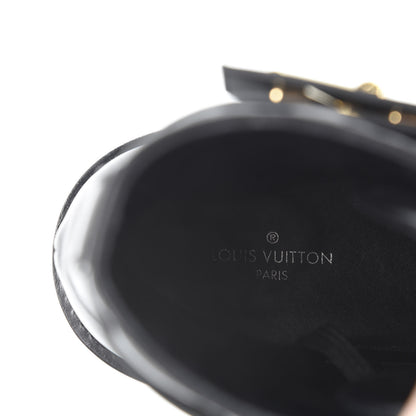 Louis Vuitton Calfskin Embossed Wonderland Ranger Boots 36.5 Black 7 of 11