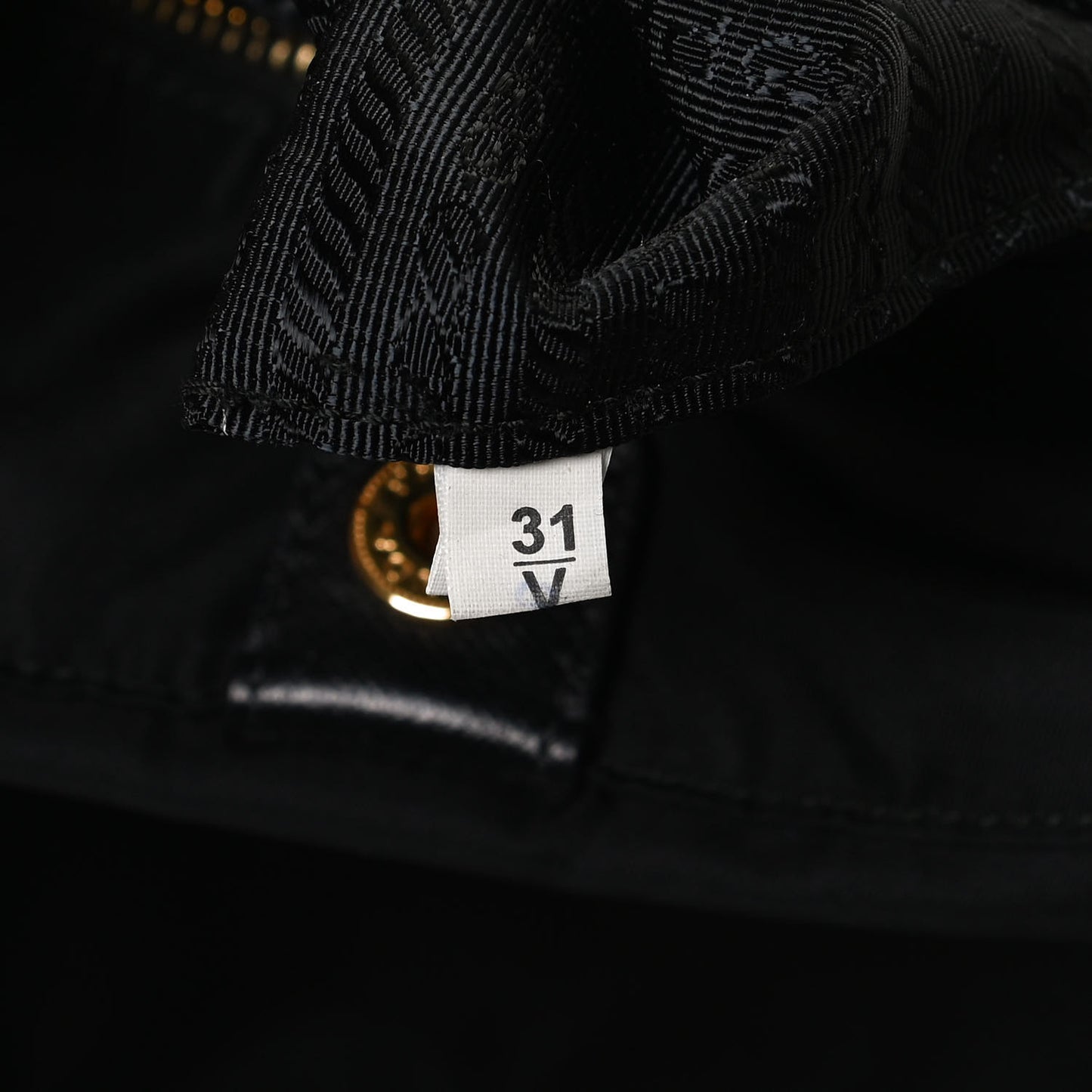 Tessuto Nylon Calfskin Tote Black