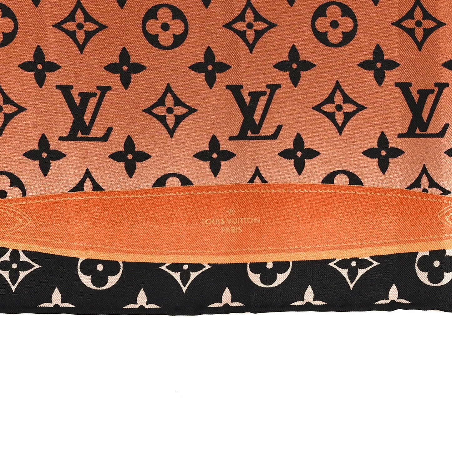 Silk Monogram Rising Confidential Square Scarf 70 Beige Multicolor