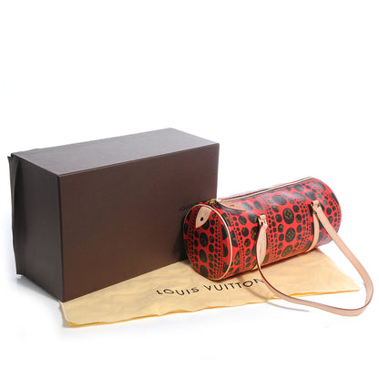 Louis Vuitton Monogram Kusama Pumpkin Dots Papillon 30 Red 5 of 9