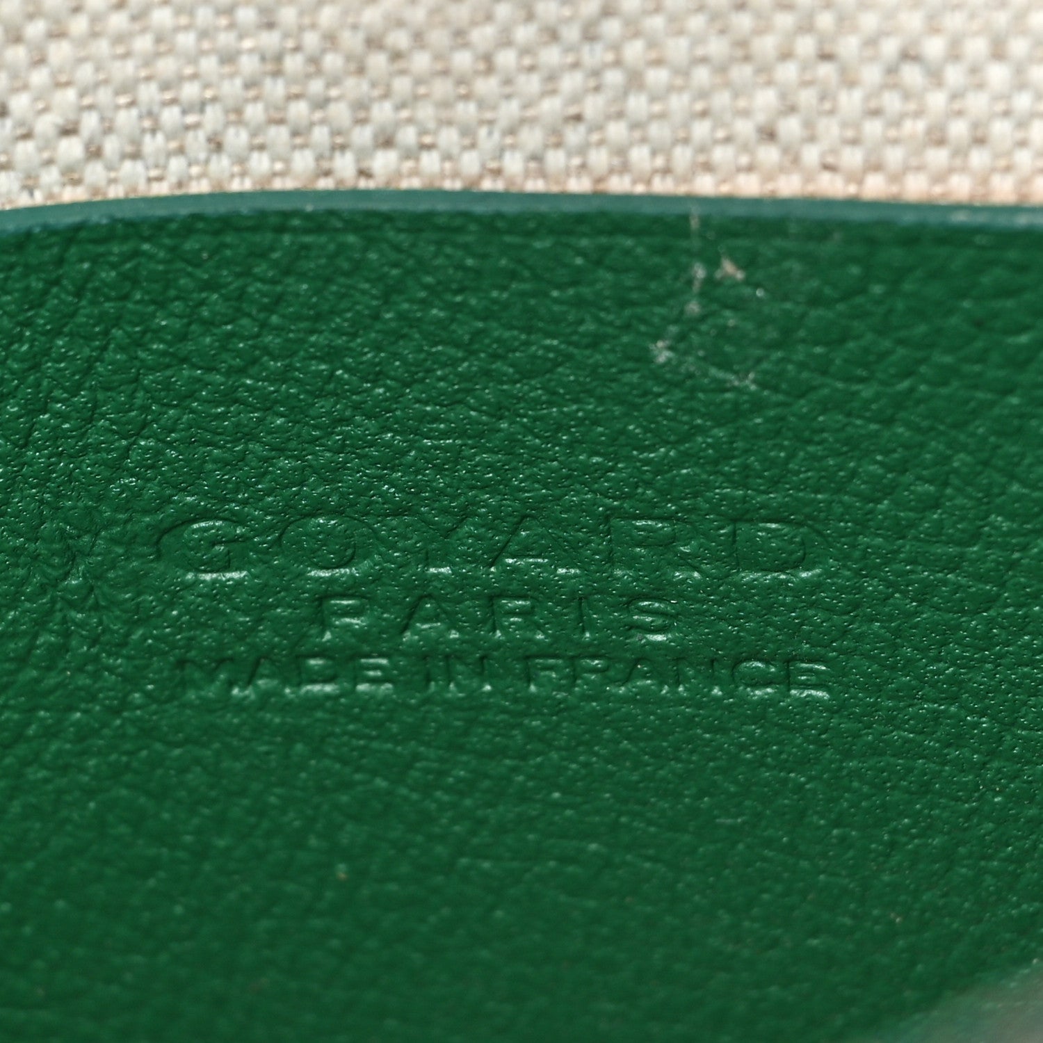 Goyard Goyardine Plumet Wallet Clutch Green 6 of 8