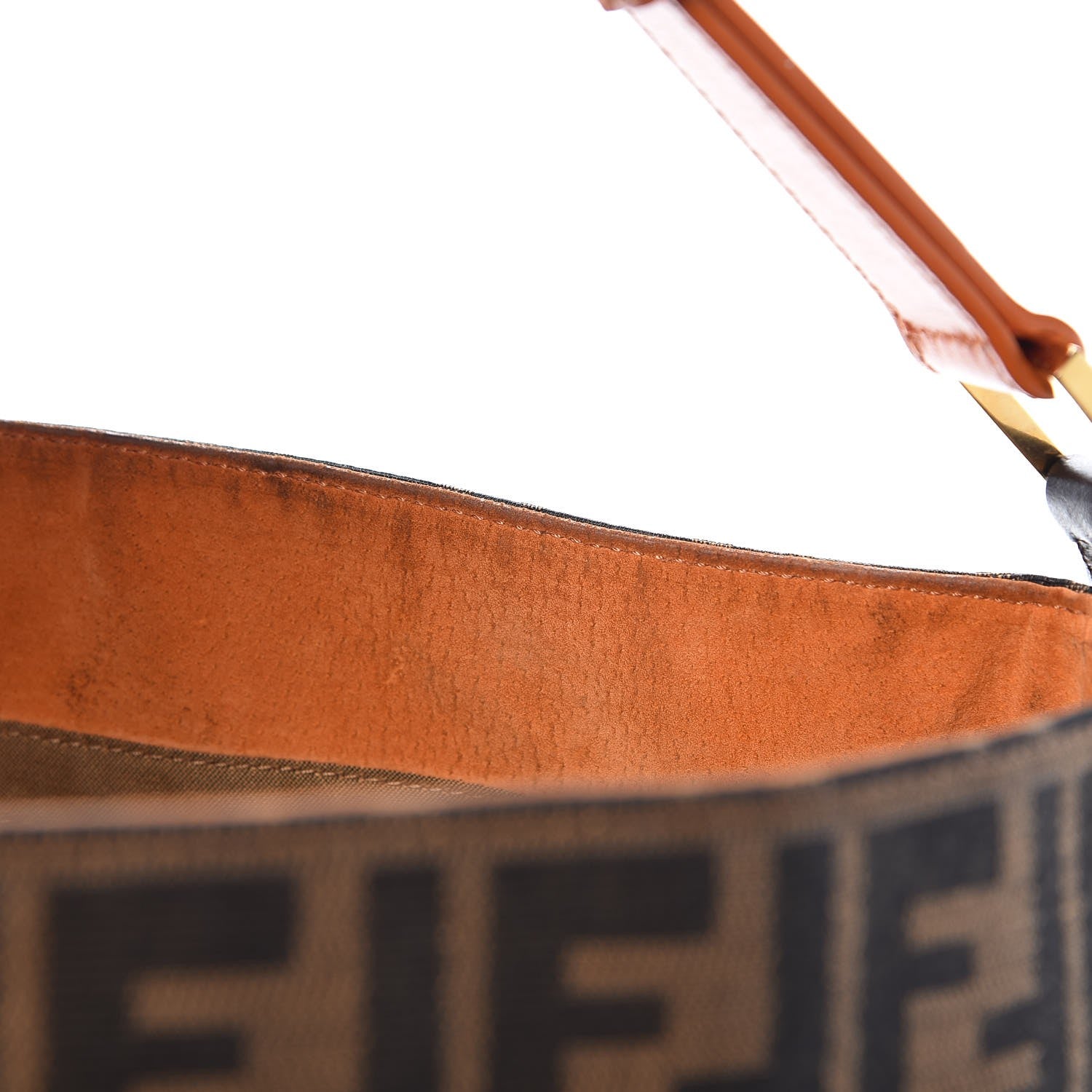 Fendi Zucca Large Hobo Tobacco Orange 10 of 13