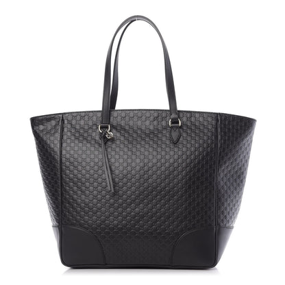 Gucci Microguccissima Bree Zippered Tote Black 1 of 9