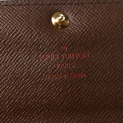 Louis Vuitton Damier Ebene Sarah Wallet 6 of 10