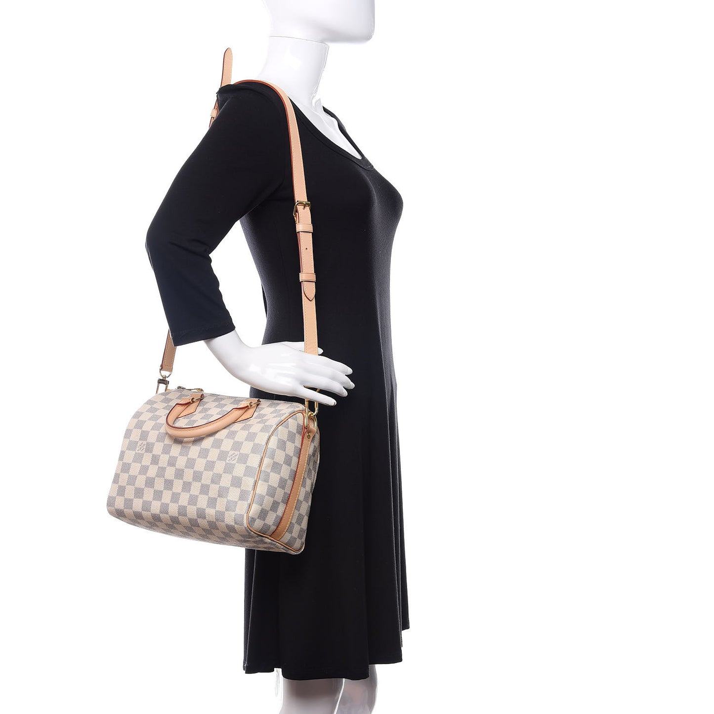 Damier Azur Speedy Bandouliere 25