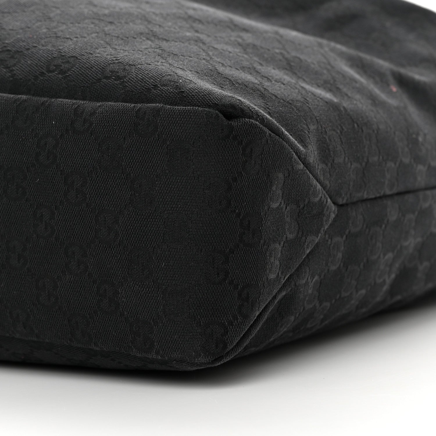 Gucci Monogram Large Horsebit Chain Hobo Black 10 of 12