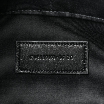 Saint Laurent Calfskin Matelasse Monogram Cassandre Tablet Pouch Sea Salt 7 of 12