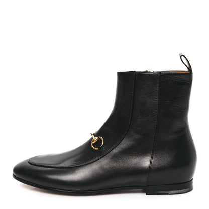 Gucci Malaga Kid Womens Jordaan Ankle Boots 38 Black 1 of 8