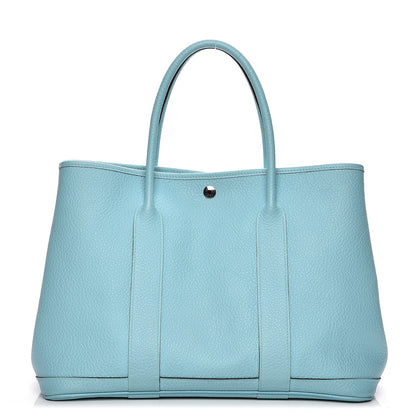 Hermes Vache Country Garden Party 36 MM Bleu Atoll 1 of 13