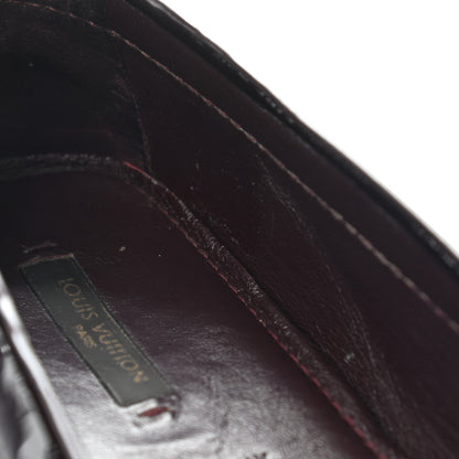 Louis Vuitton Patent Calfskin Oxford Loafers 39 Amarante 9 of 12