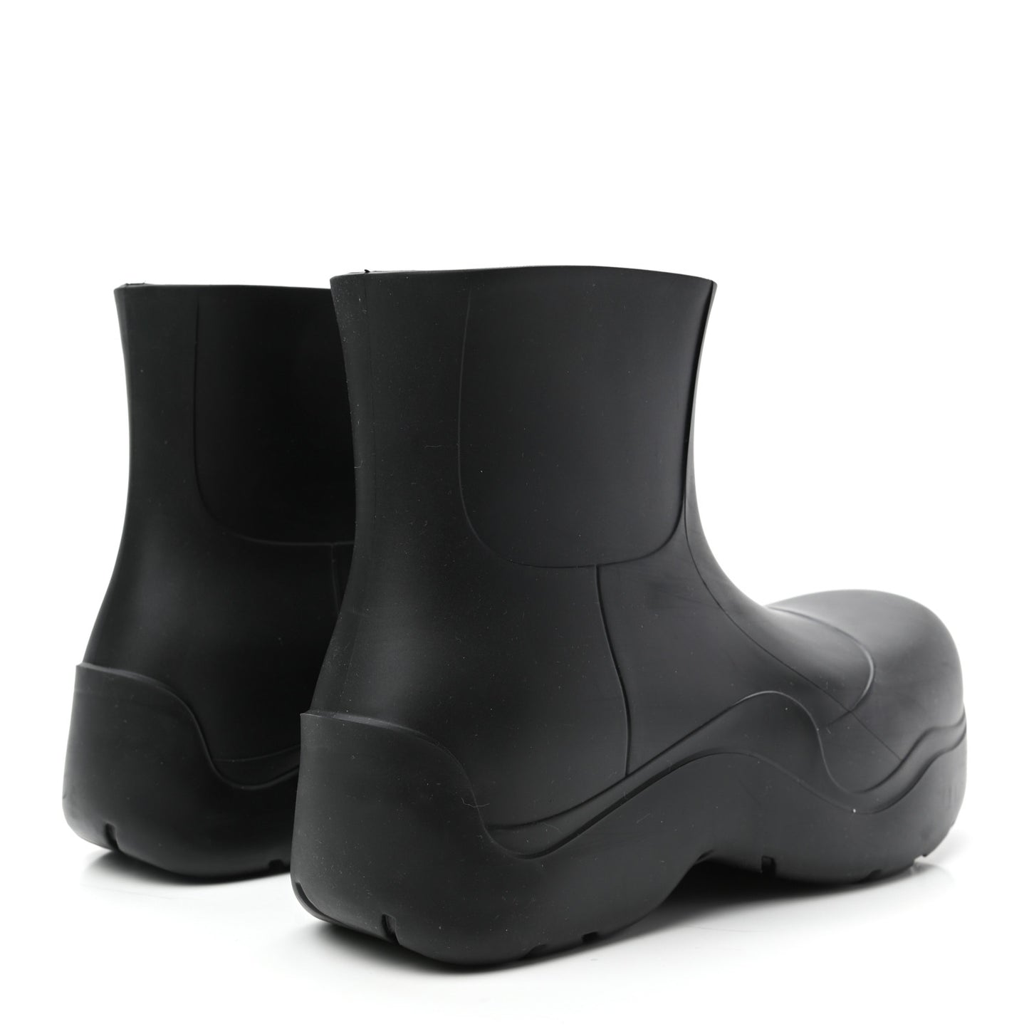 Rubber Puddle Ankle Boots 40 Black