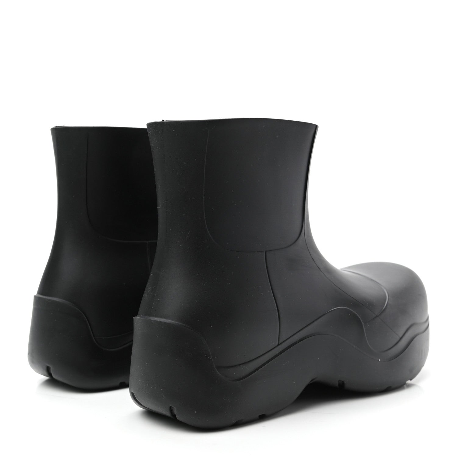 Bottega Veneta Rubber Puddle Ankle Boots 40 Black 4 of 9