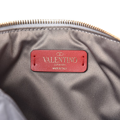 Valentino Garavani Nappa Candystud Zip Pouch Pastel Grey 6 of 9