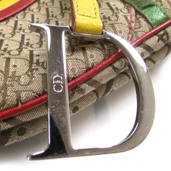 Christian Dior Monogram Rasta Saddle Bag Beige 5 of 10