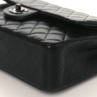 Chanel Lambskin Quilted Medium Double Flap So Black 8 of 8