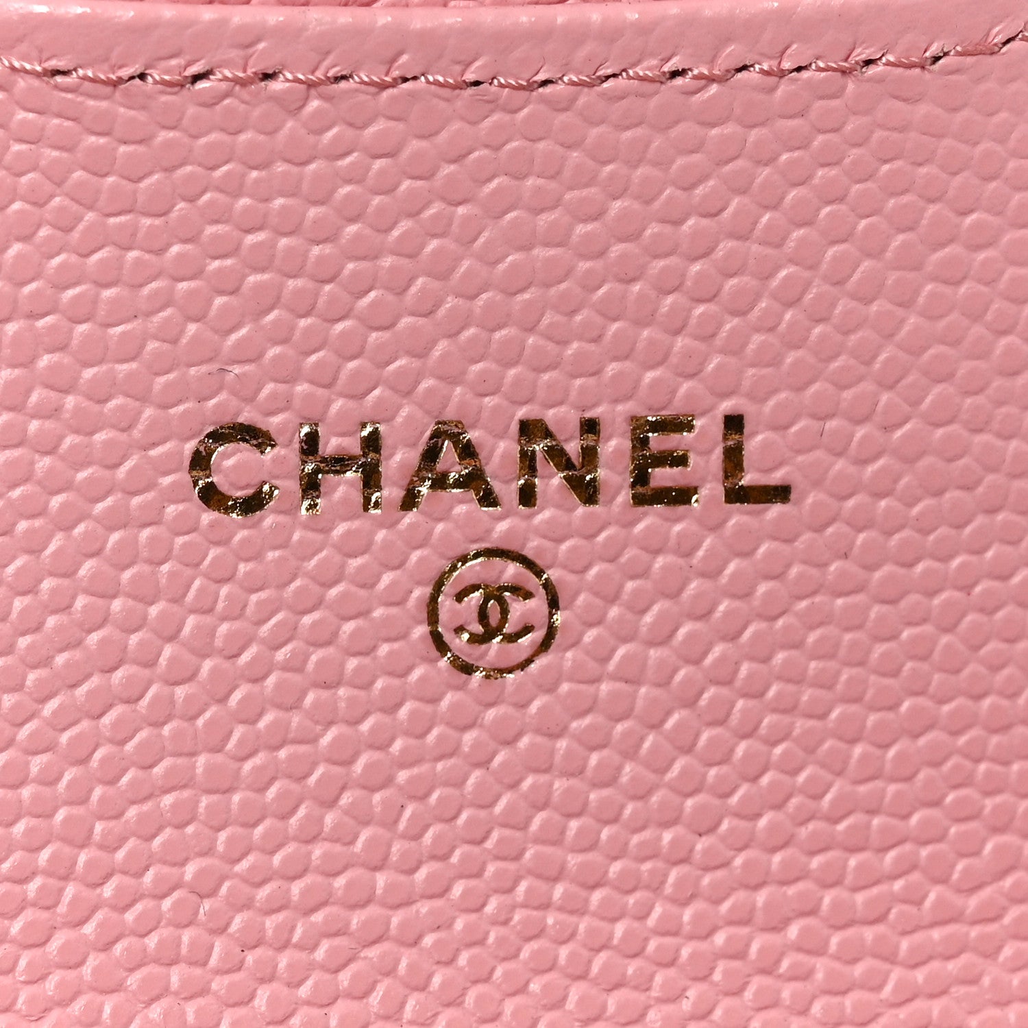 Chanel Caviar Quilted Flap Card Holder Wallet Pink 6 of 9
