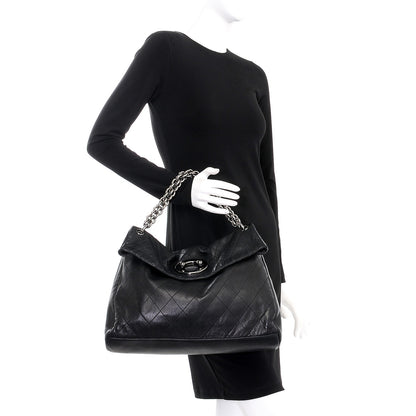 Chanel Lambskin Quilted New Lock Flap Black 2 of 10