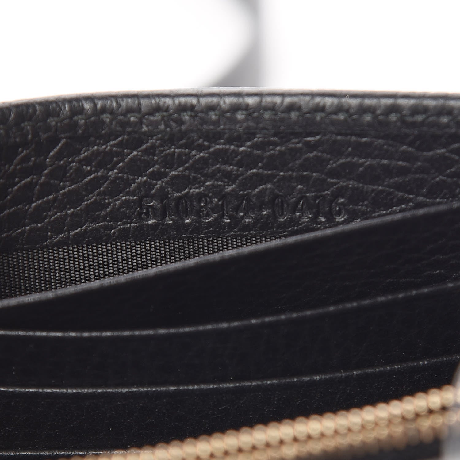 Gucci Dollar Calfskin Interlocking G Chain Wallet Black 7 of 11
