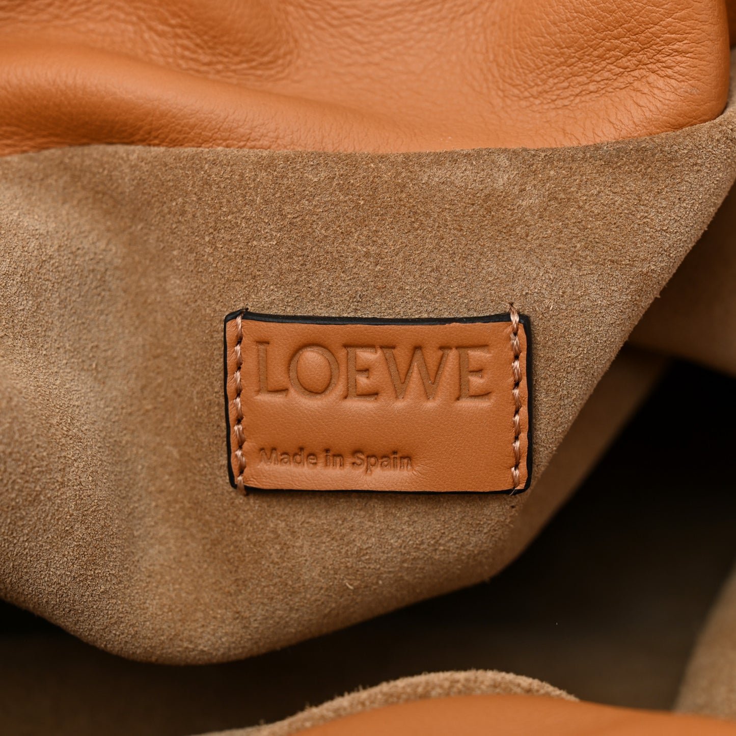 Nappa Medium Flamenco Knot Bag Warm Desert