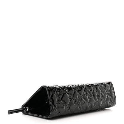 Chanel Patent Calfskin Lucky Symbols Pochette Black 4 of 15