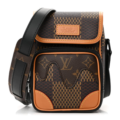 Louis Vuitton X NIGO Giant Damier Ebene Monogram Nano Amazone Messenger 1 of 12