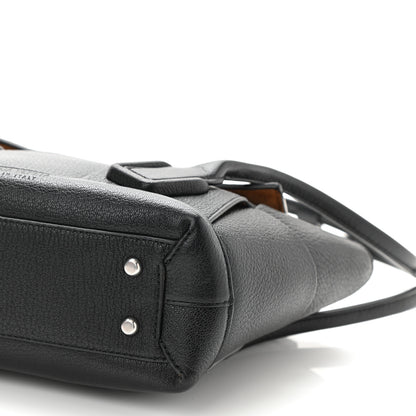 Bottega Veneta Grained Calfskin Maxi Intrecciato Small Arco Black 8 of 8