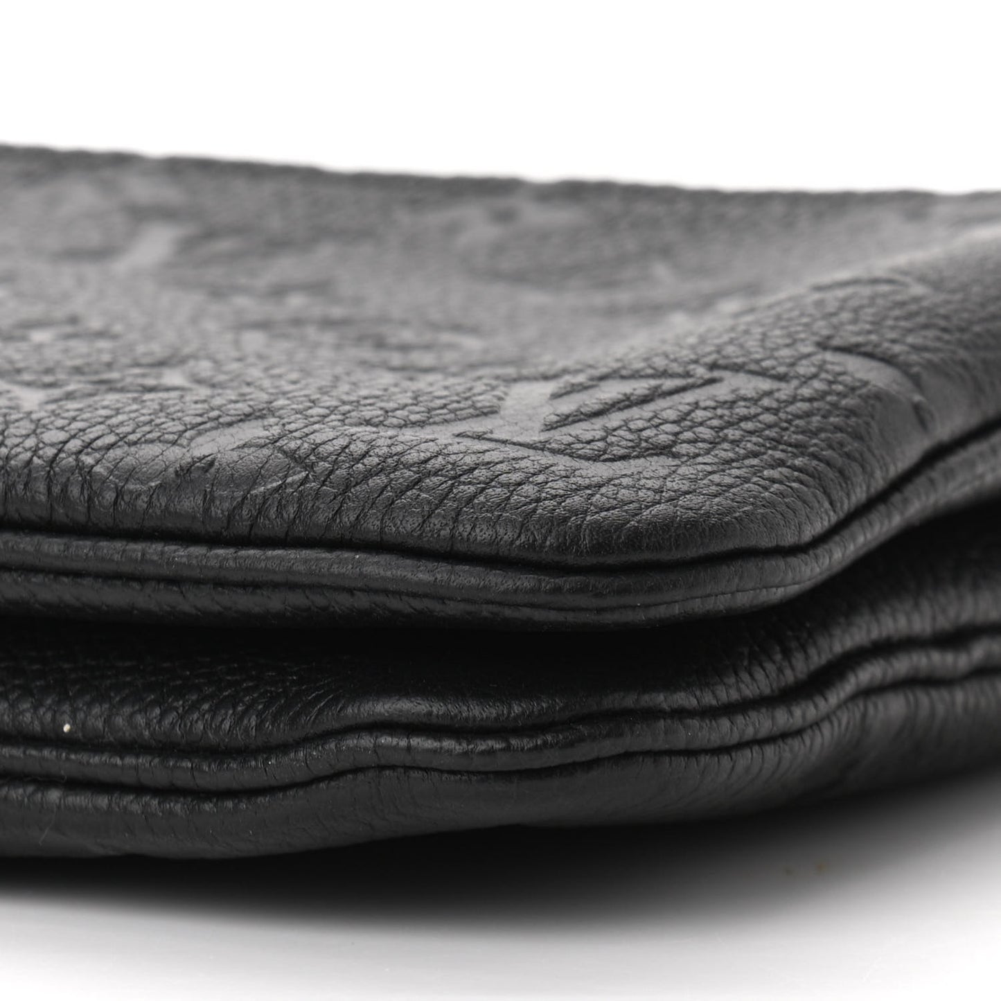 Empreinte Double Zip Pochette Black