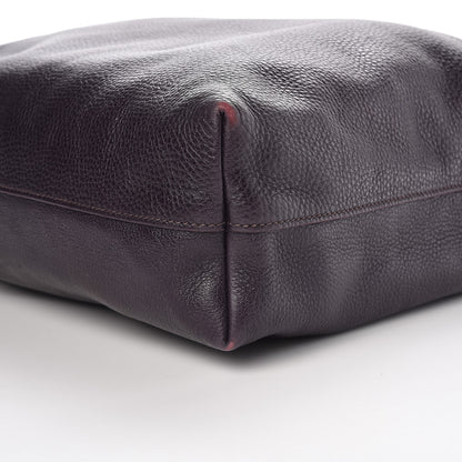 Prada Vitello Daino Tote Purple 11 of 11