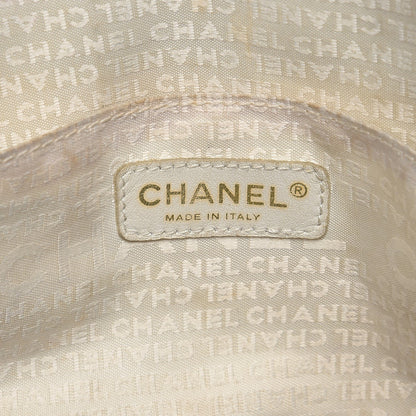 Chanel Canvas Square Stitched CC Tote Bag Black 6 of 15