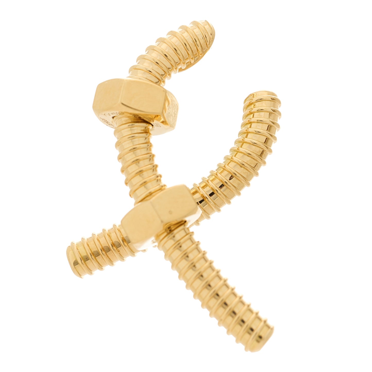 18K Yellow Gold Ecrou Single Left Earring