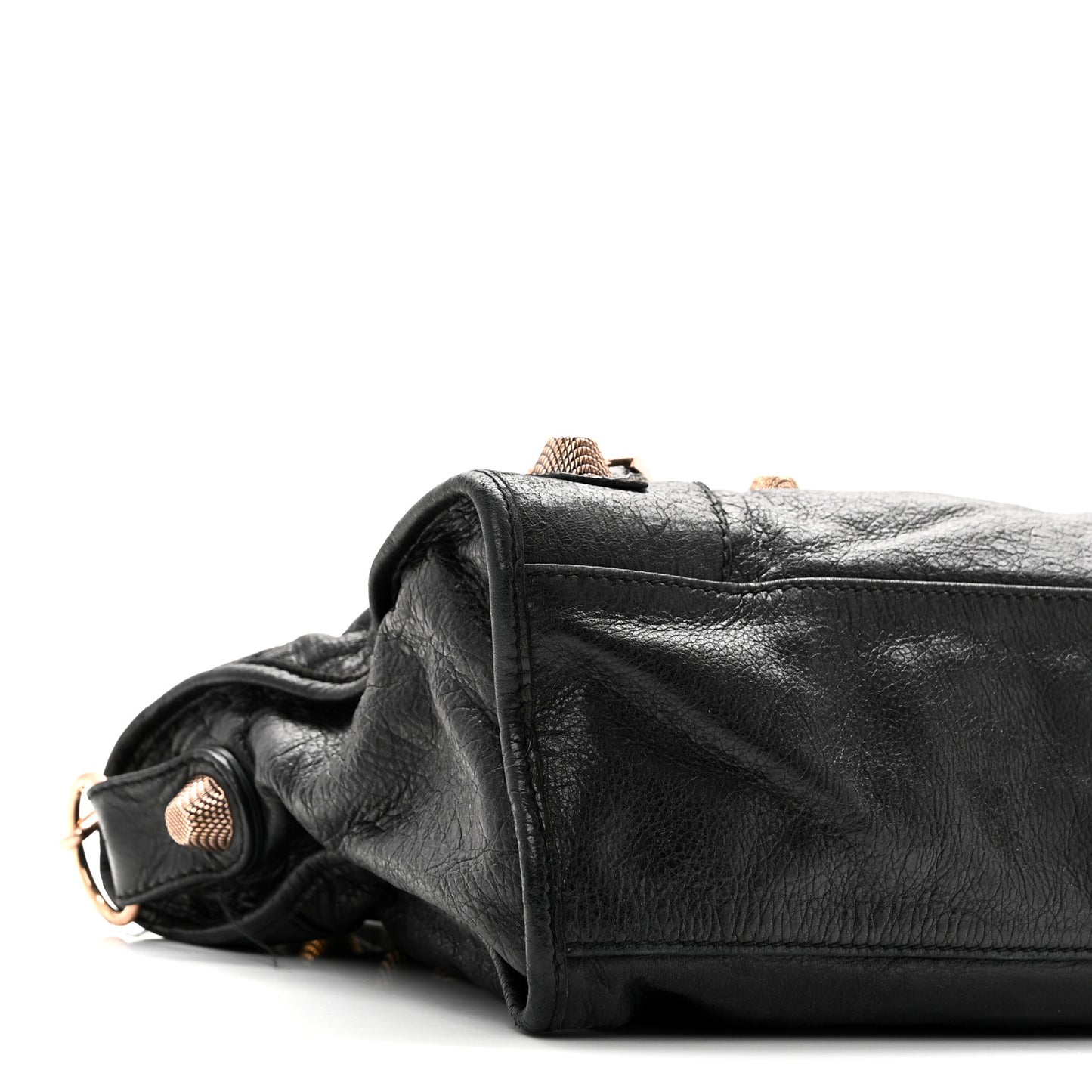 Agneau Giant 21 Rose Gold Hardware City Black