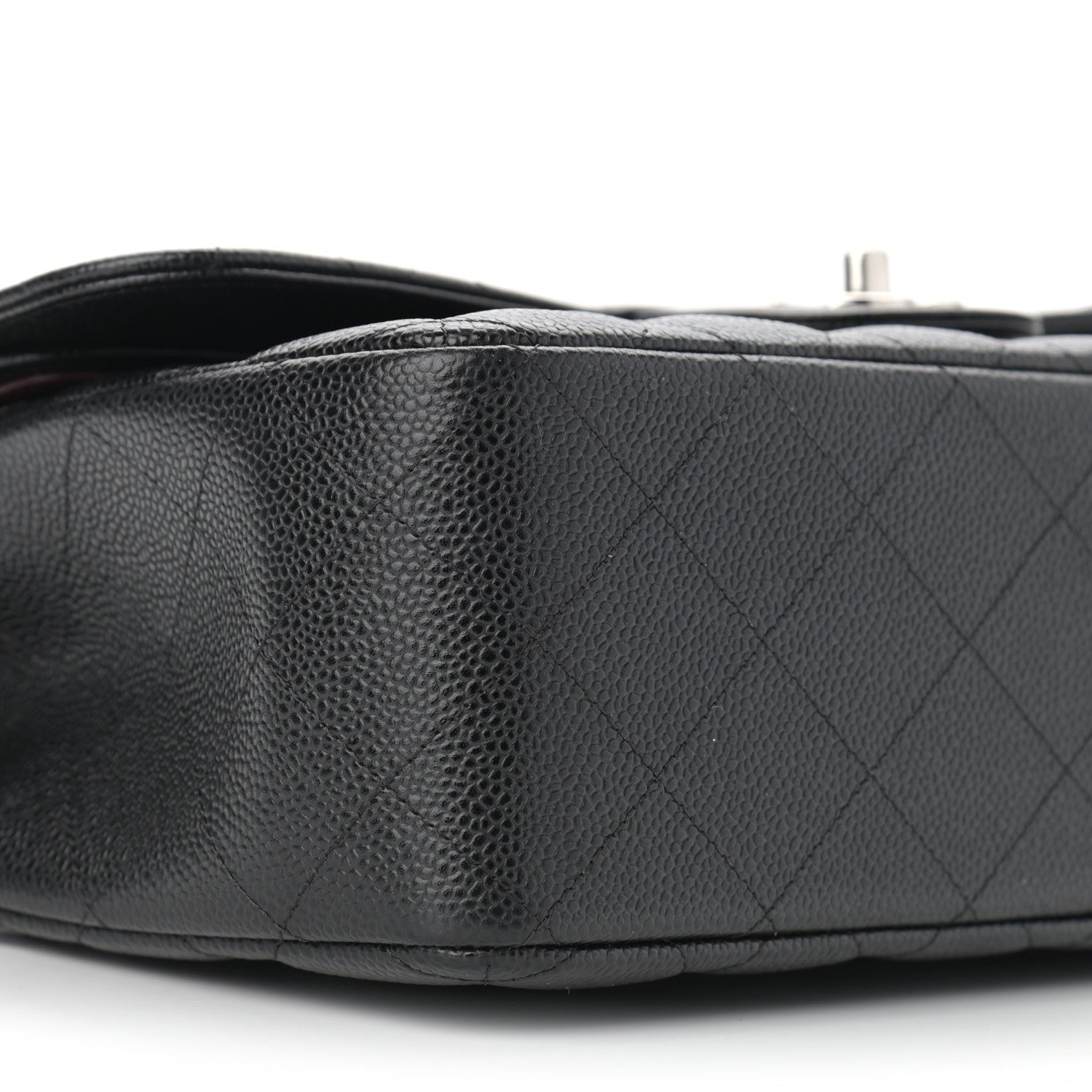 Chanel Caviar Quilted Jumbo Double Flap Black 8 of 9