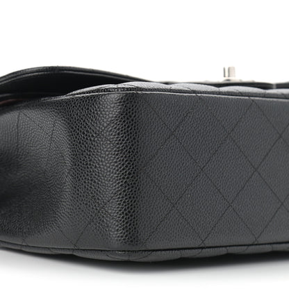 Chanel Caviar Quilted Jumbo Double Flap Black 8 of 9
