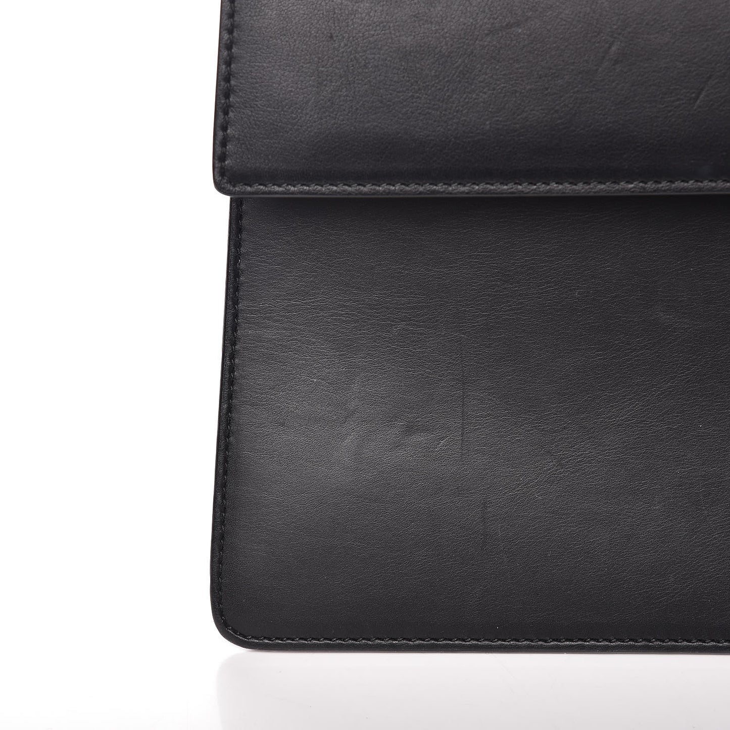 Moon Calfskin Web Large Dionysus Bamboo Top Handle Bag Black