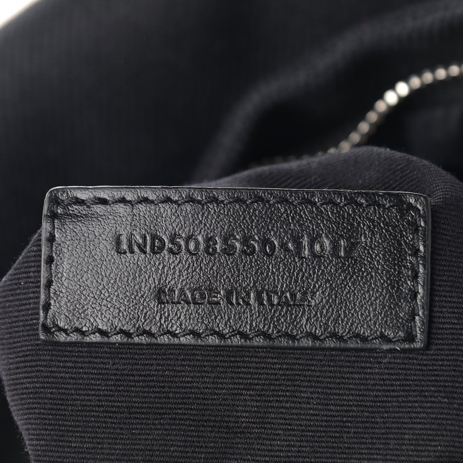 Saint Laurent Canvas Signature Heaven Embroidered Mini City Backpack Black 7 of 11