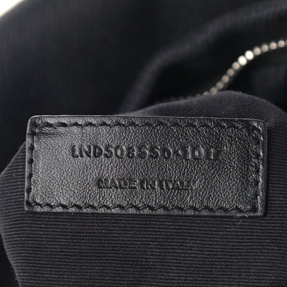 Saint Laurent Canvas Signature Heaven Embroidered Mini City Backpack Black 7 of 11