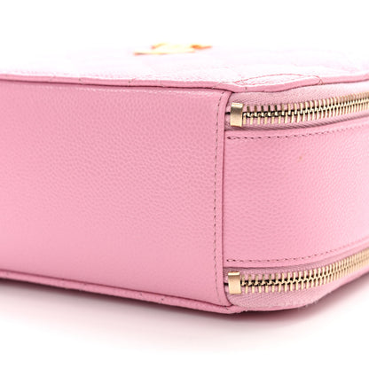 Chanel Caviar Quilted Pick Me Up Mini Vanity Case Pink 11 of 13