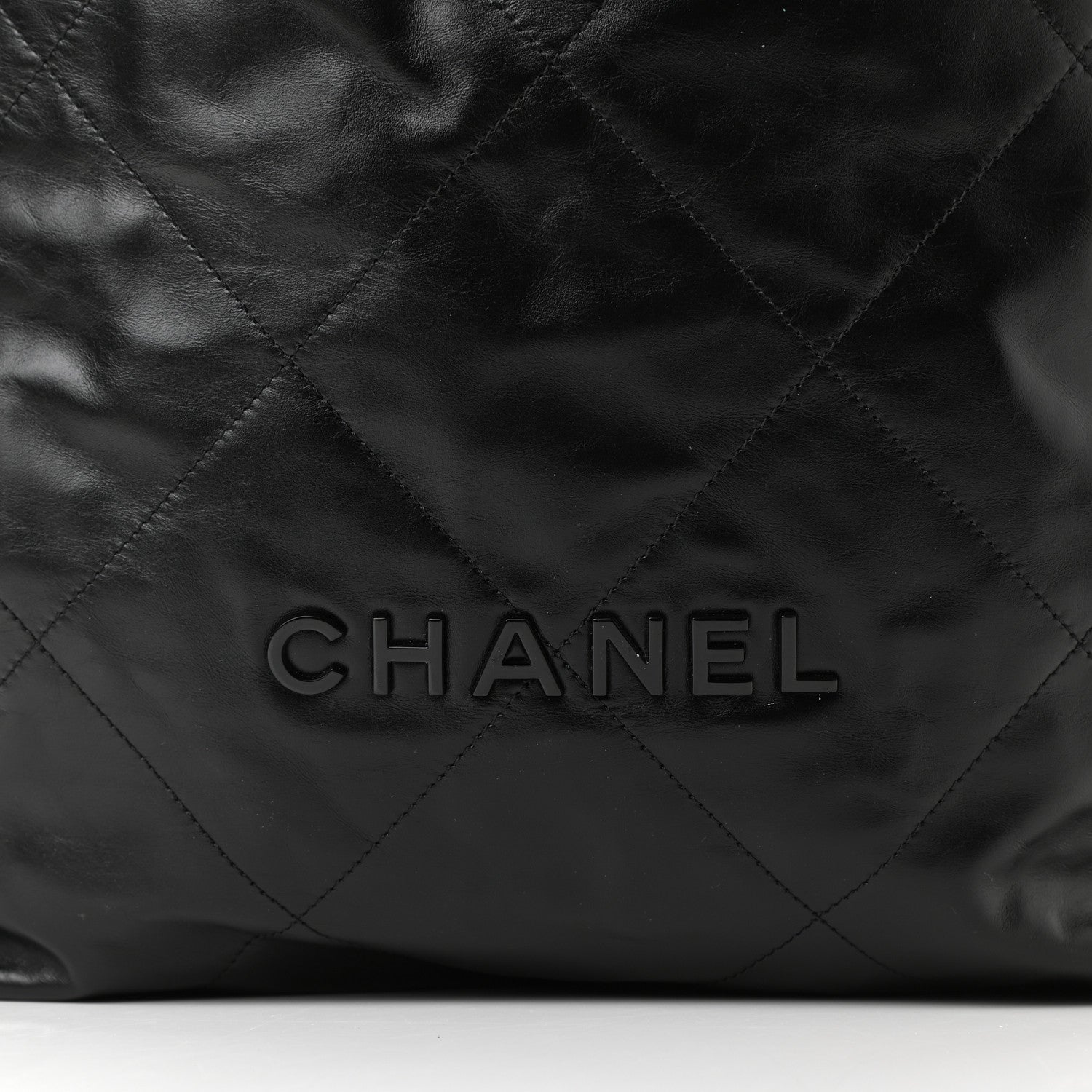Chanel Shiny Calfskin Quilted Chanel 22 Backpack So Black 8 of 10