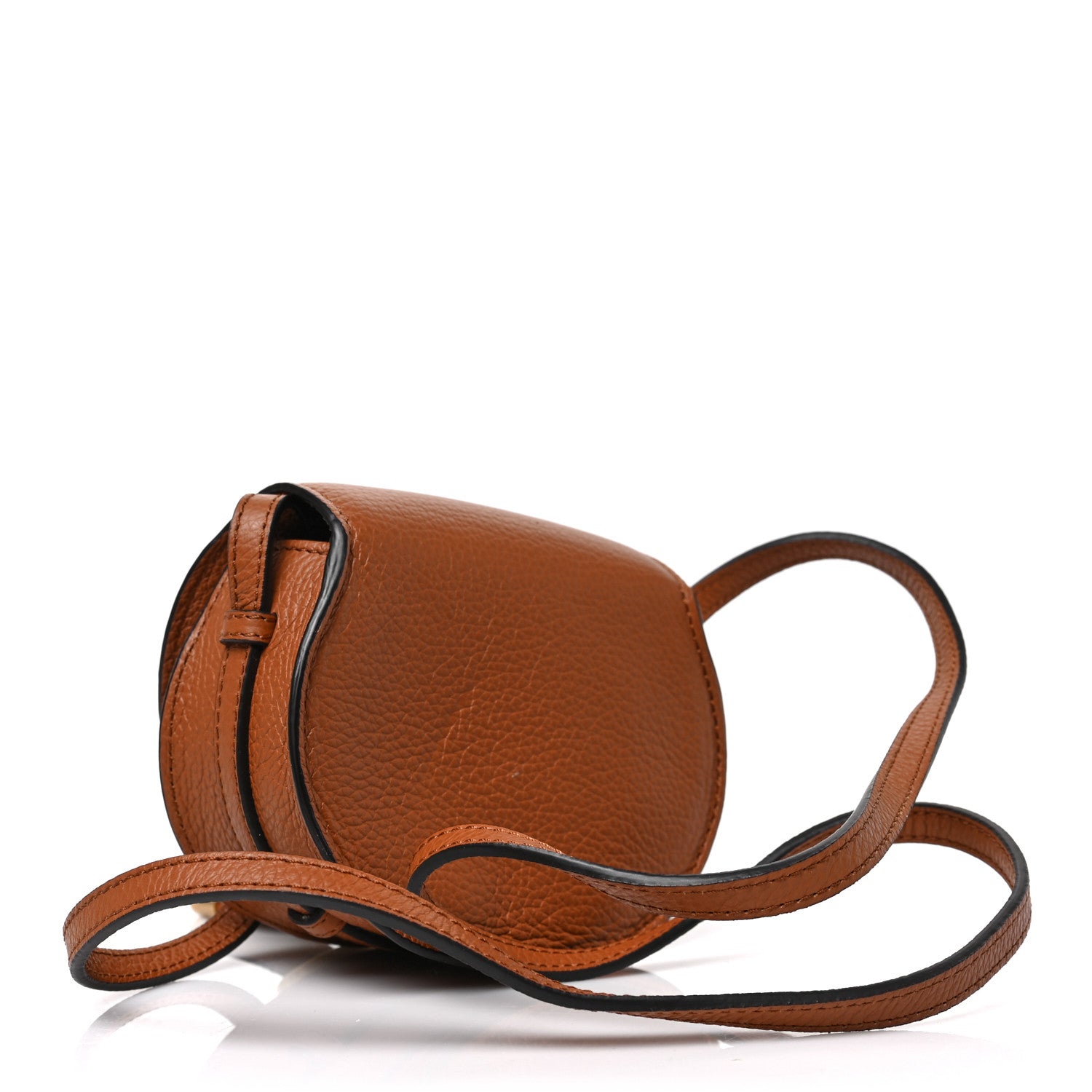 Chloe Calfskin Nano Marcie Saddle Bag Tan 3 of 8