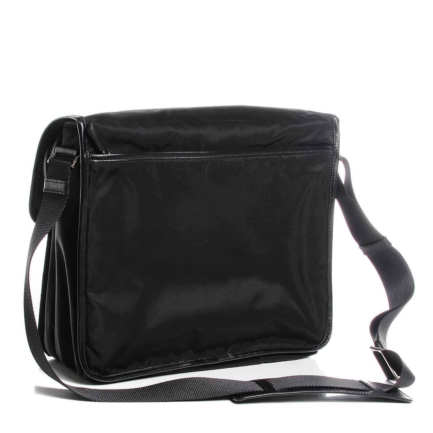 Tessuto Saffiano Messenger Bag Nero Black
