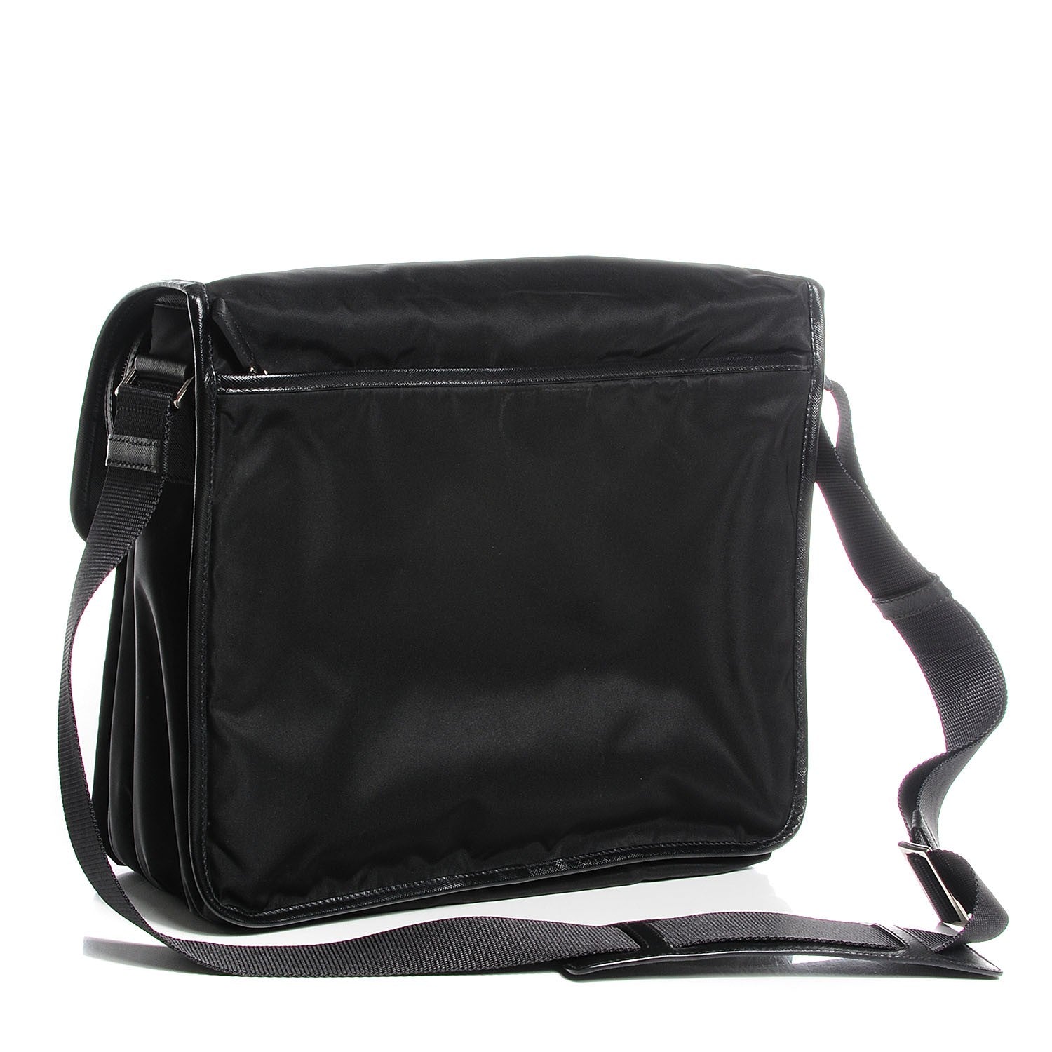 Prada Tessuto Saffiano Messenger Bag Nero Black 3 of 10
