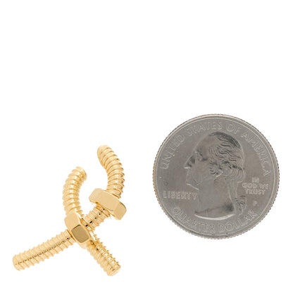 Cartier 18K Yellow Gold Ecrou Single Right Earring 2 of 6