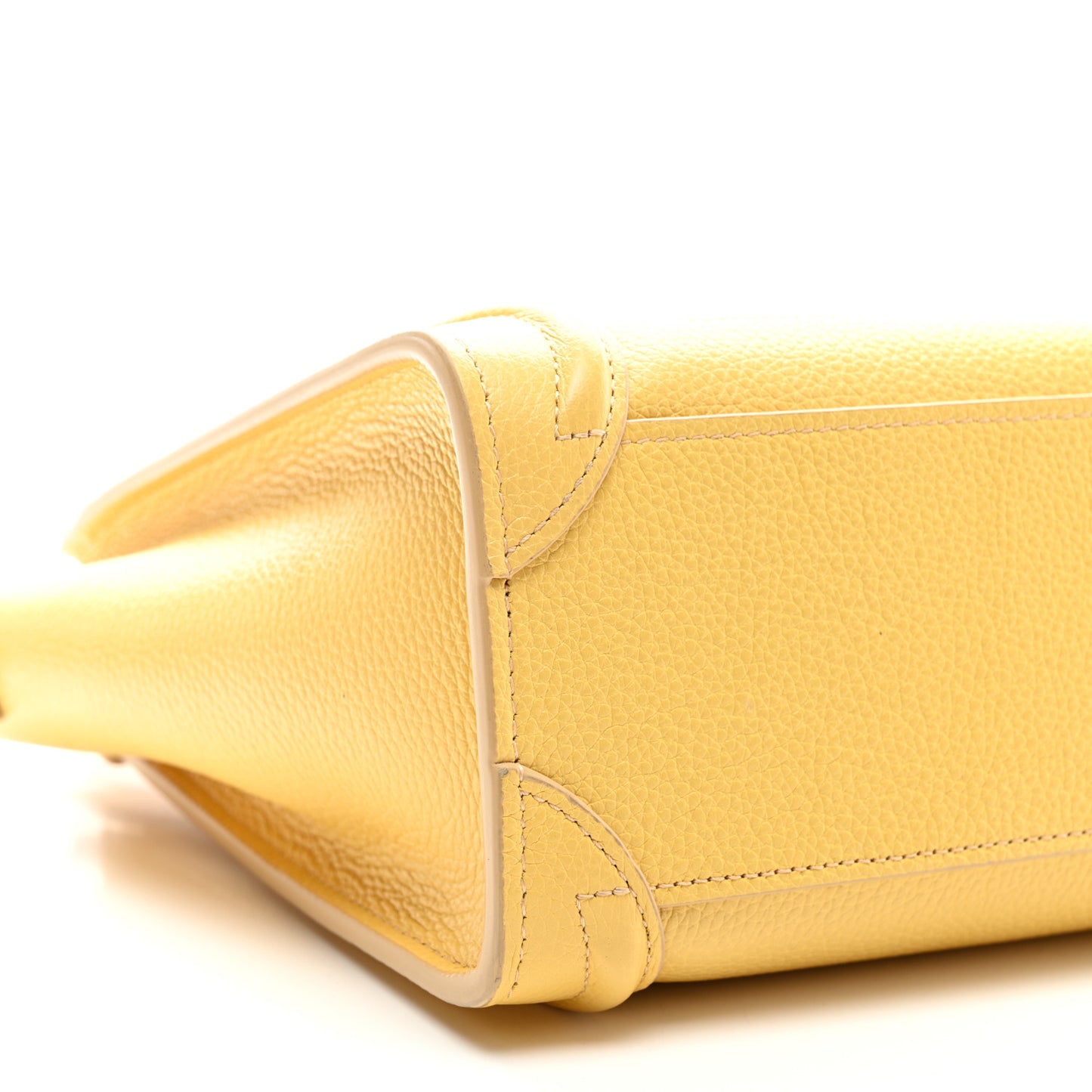 Drummed Calfskin Nano Luggage Pollen