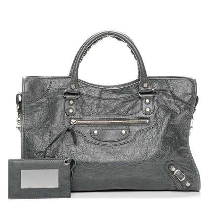 Balenciaga Agneau Giant 12 Silver Hardware City Gris Tarmac 1 of 7