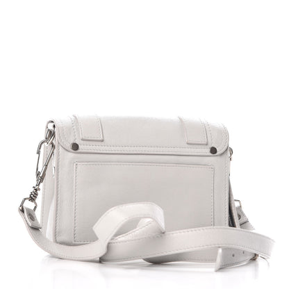 Proenza Schouler Lambskin PS1 Mini Pouch Messenger Pale Steel 3 of 17