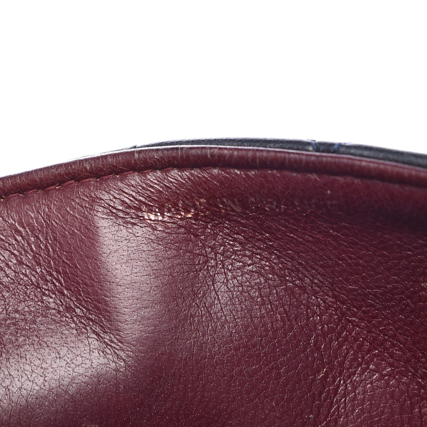 Lambskin Quilted Mini Square Flap Bag Navy